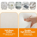 Giselle 3-Fold Foldable Foam Mattress Fleece Portable Mattress