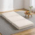 Giselle 3-Fold Foldable Foam Mattress Fleece Portable Mattress