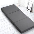 Giselle Foldable Foam Mattress Single Grey Folding Bed