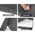 Giselle Foldable Mattress QUEEN Grey Foam Folding Bed