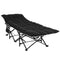 Artiss Folding Bed With Mattress Heavy Duty Black 185cm