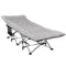 Artiss Folding Bed w/Mattress Heavy Duty Grey 185cm