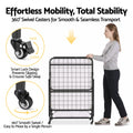 ARTISS Folding Bed with Mattress, Portable Rollaway 150kg Capacity 190CM