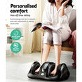 Livemor Shiatsu Foot Massager Electric Remote Kneading Black
