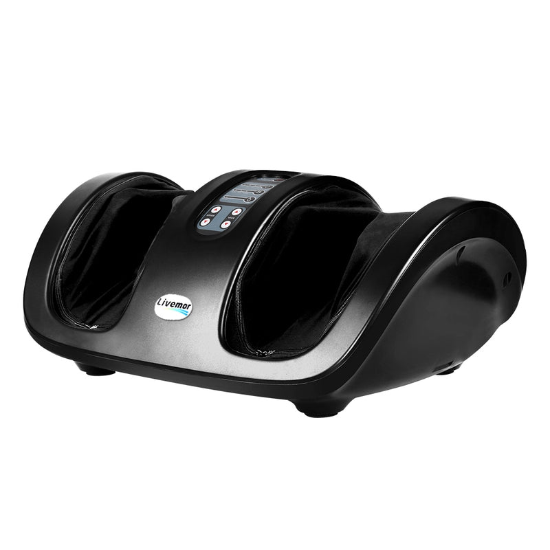 Livemor Shiatsu Foot Massager Electric Roller Kneading Black
