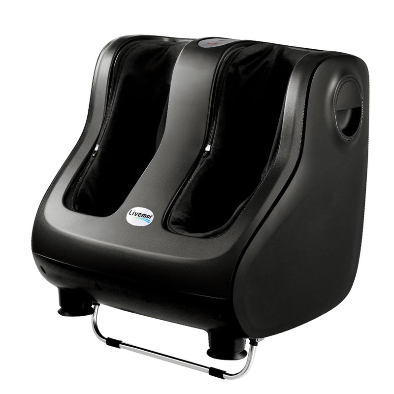 Livemor Shiatsu Foot Massager Electric Roller Calf Leg Black