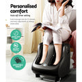 Livemor Shiatsu Foot Massager Electric Roller Calf Leg Black
