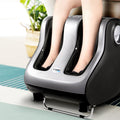 Livemor Foot Massager Shiatsu Electric Roller Calf Leg Silver