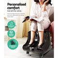 Livemor Shiatsu Foot Massager Electric Kneading Roller Calf Leg Black