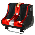 Livemor Shiatsu Foot Massager Electric Roller Kneading Calf Leg Red
