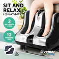 Livemor Shiatsu Foot Massager Electric Roller Calf Leg Kneading