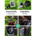 Gardeon Solar Water Feature 3-Tier Fountain 76CM LED Light