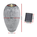 Gardeon Solar Fountain LED Lights Outdoor Water Feature Beige