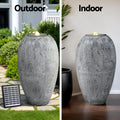 Gardeon Solar Fountain LED Lights Outdoor Water Feature Beige