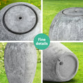 Gardeon Solar Fountain LED Lights Outdoor Water Feature Beige