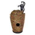 Gardeon Solar Fountain 80CM Cascading Water Feature Outdoor Hand Pump