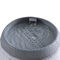 Gardeon Solar Fountain Bird Bath 48CM Grey Water Feature Cascade