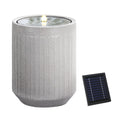Gardeon Solar Fountain Outdoor LED Lights Beige Water Feature
