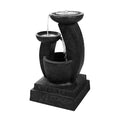 Gardeon Solar Water Feature 3-Tier Mushroom Fountain 70CM LED