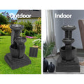 Gardeon Solar Water Feature 3-Tier Mushroom Fountain 70CM LED