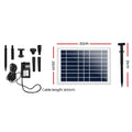 Gardeon Solar Pond Pump Submersible Fountain 6.6FT Water Kit
