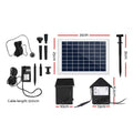 Gardeon Solar Pond Pump Submersible Fountain LED Lights Battery Kit 6.6FT