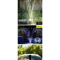Gardeon Solar Pond Pump Submersible Fountain LED Lights Battery Kit 6.6FT