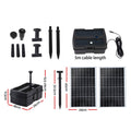 Gardeon Solar Submersible Pond Fountain Pump 1190L/H Filter 6FT