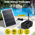 Gardeon Solar Submersible Pond Fountain Pump 1190L/H Filter 6FT