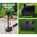 Gardeon Solar Pond Pump Submersible Fountain Kit 2 Panels 7.2FT