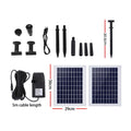 Gardeon Solar Pond Pump 1600L/H Submersible Fountain 2 Panels