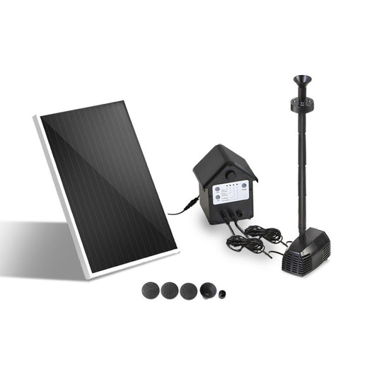 Gardeon Solar Pond Pump Submersible Fountain Battery LED 4FT