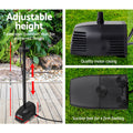 Gardeon Solar Pond Pump Submersible Fountain Battery LED 4FT