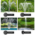 Gardeon Solar Pond Pump Submersible Fountain Battery LED 4FT