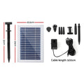 Gardeon Solar Pond Pump 4.6FT Water Feature Kit