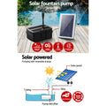 Gardeon Solar Pond Pump Filter 4.6FT