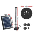 Gardeon Solar Pond Pump 190L/H Submersible Floating Bird Bath