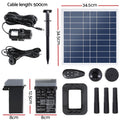 Gardeon Solar Pond Pump Battery LED Lights 9.8FT
