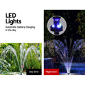 Gardeon Solar Pond Pump Battery LED Lights 9.8FT
