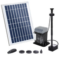 Gardeon Solar Pond Pump Submersible Fountain 5.2FT LED Lights