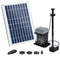 Gardeon Solar Pond Pump Submersible Fountain 5.2FT LED Lights