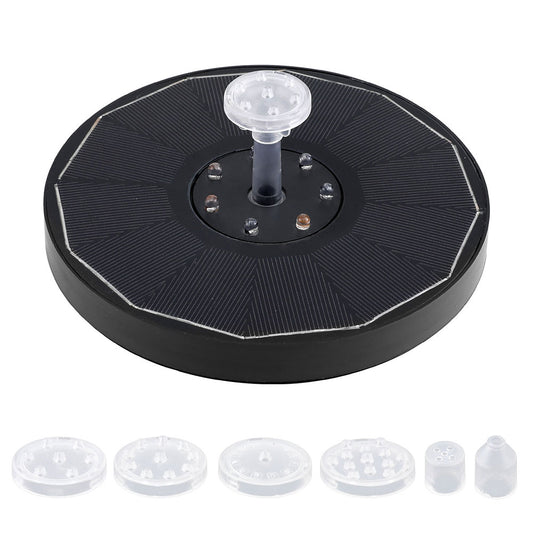 Gardeon Solar Pond Fountain Pump LED Light Outdoor Water Features