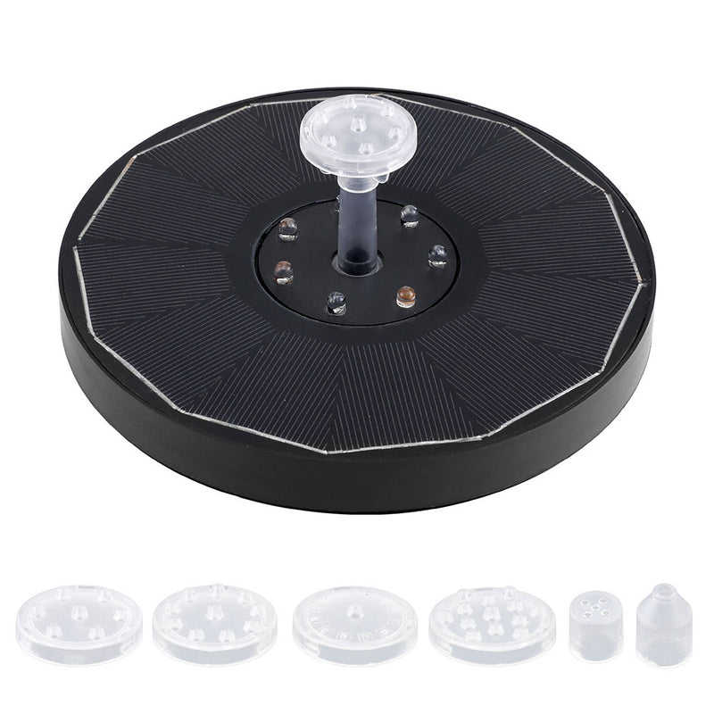 Gardeon Solar Pond Fountain Pump LED Light Outdoor Water Features