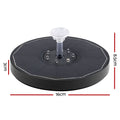 Gardeon Solar Pond Fountain Pump LED Light Outdoor Water Features