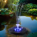 Gardeon Solar Pond Fountain Pump LED Light Outdoor Water Features