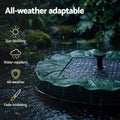 Gardeon Solar Fountain Pumps Bird Bath Floating Lotus Desig Water Feature 31cm