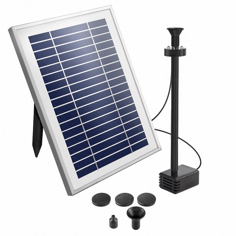 Gardeon Solar Pond Pump Submersible Fountain LED Lights 4.3FT