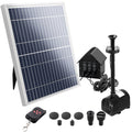 Gardeon Solar Pond Pump Battery Kit LED Lights 8.8FT