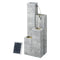 Gardeon Solar Fountain 4-Tier Square Cascading Water Feature Beige