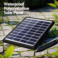 Gardeon 80cm Solar Fountain Wall Mount Water Feature Grey
